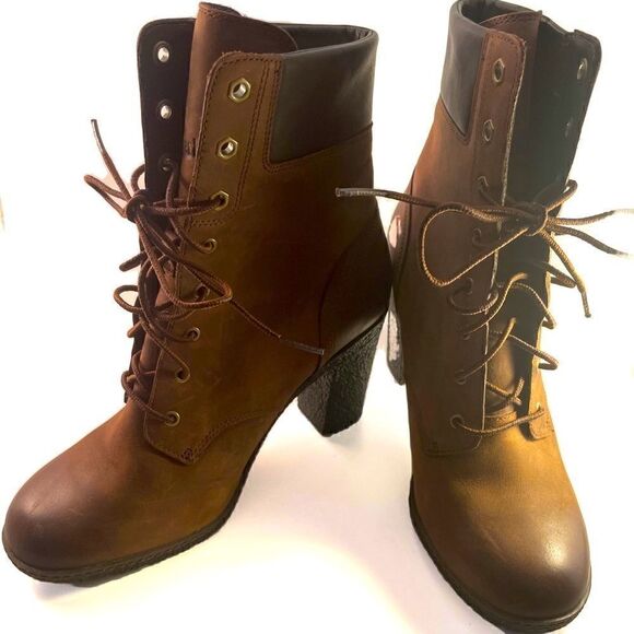 🥾Timberland “Glancy” Heeled Boots SZ 9 - Picture 1 of 6